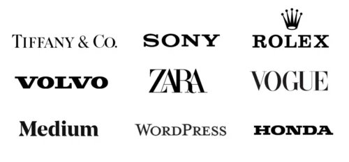 Tendencias de tipografías en logotipos modernos para marcas
